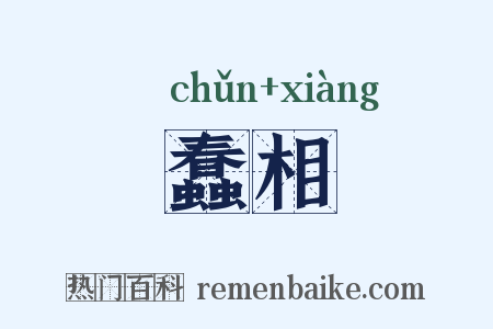 蠢相是什么意思的图片
